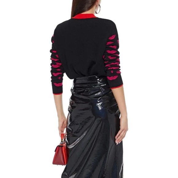 Diane Von Furstenberg Jurnee intarsia wool and cashmere-blend sweater - Picture 2 of 3